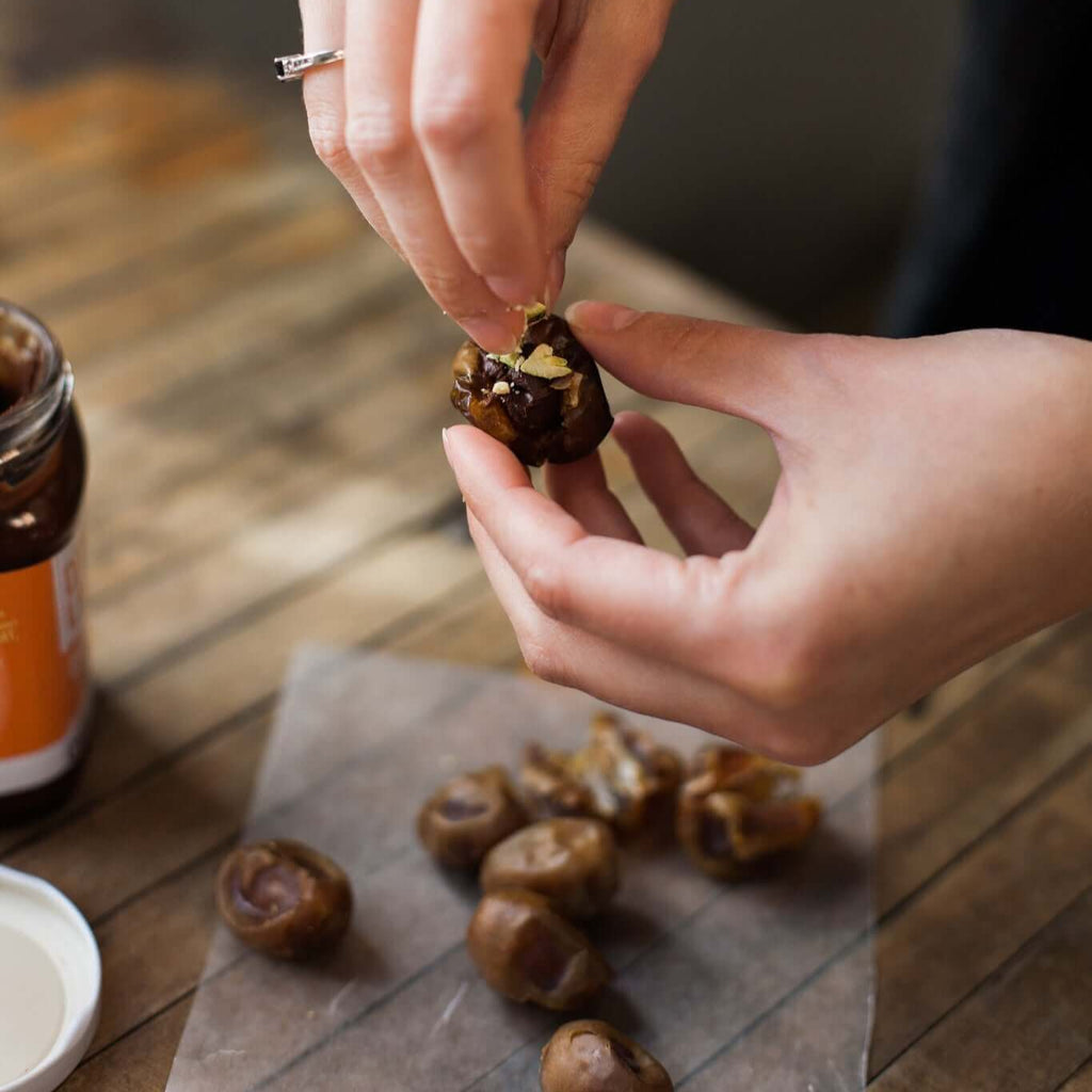 Chocolate Stuffed Dates