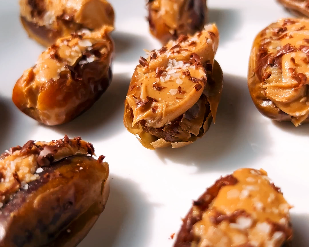 peanut butter stuffed dates