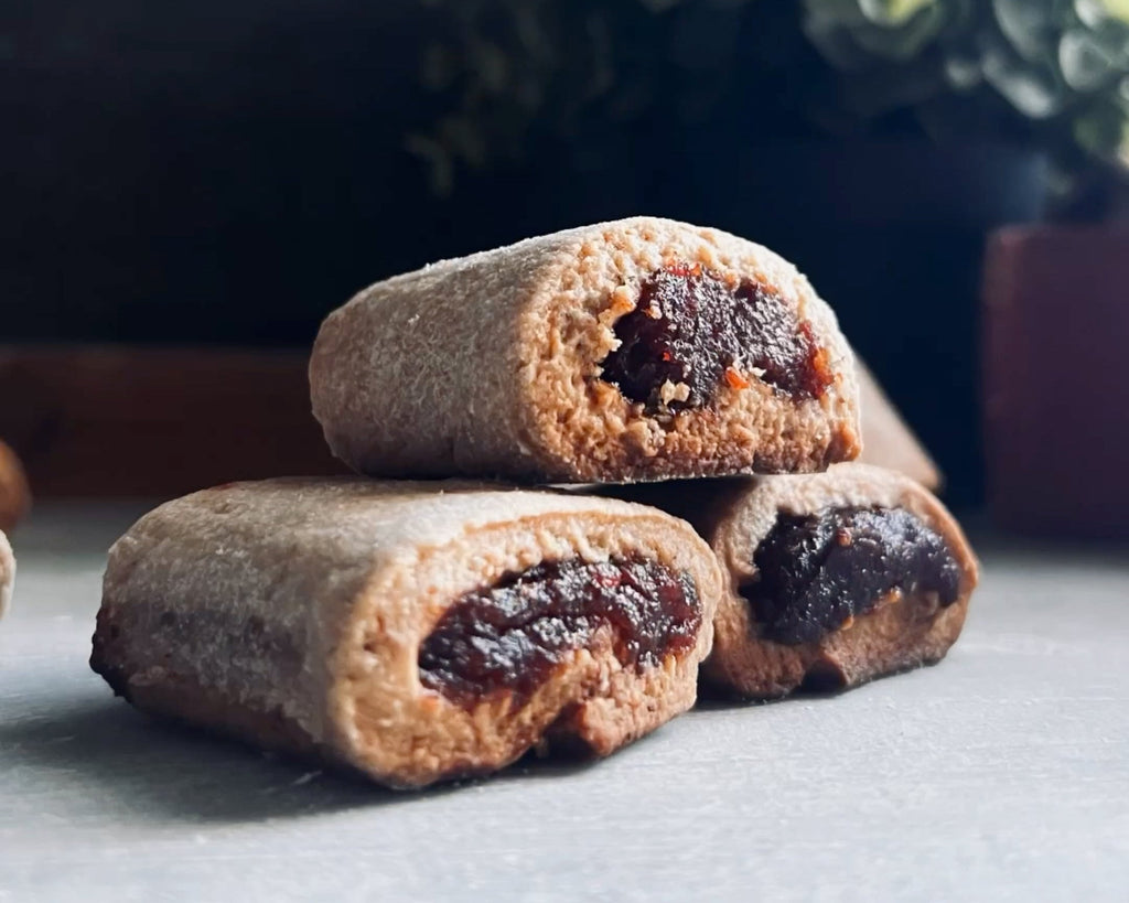 Refined Sugar Free Date Newtons, sweetened with date sugar