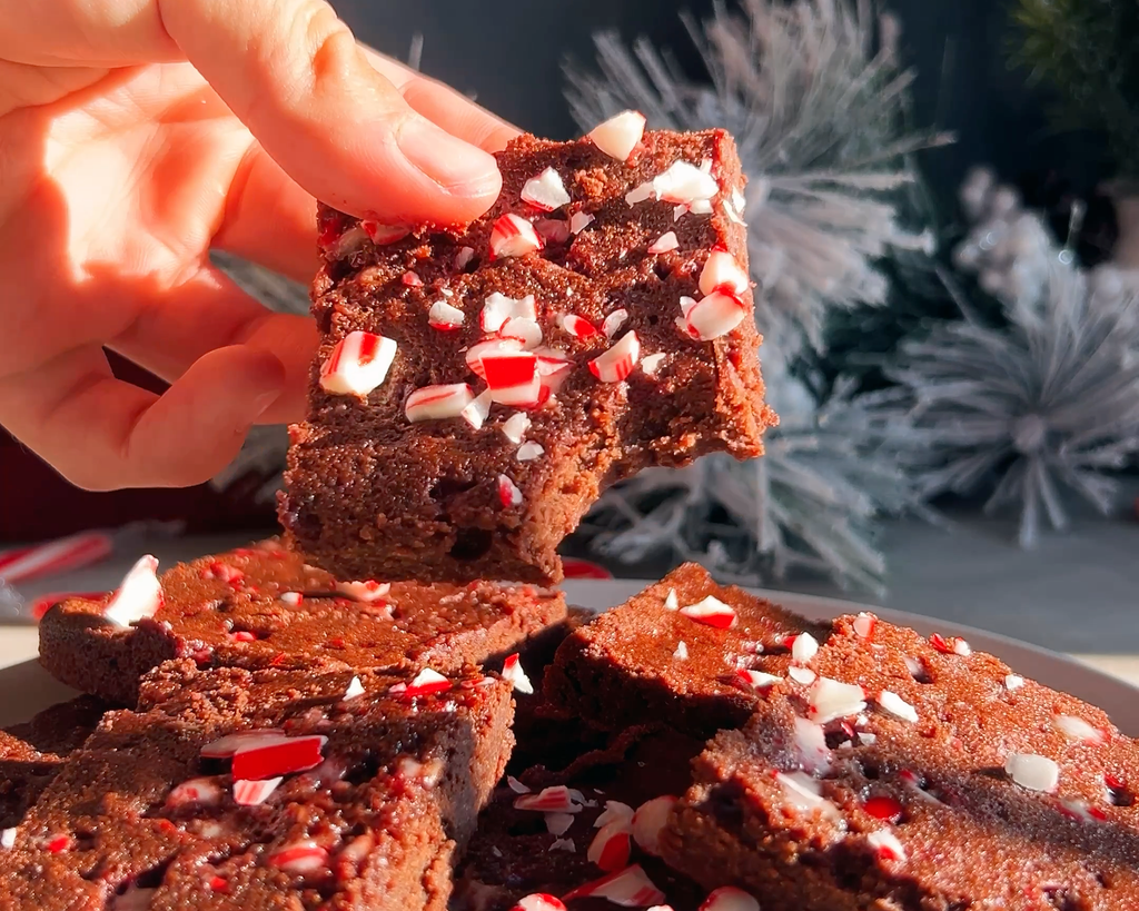 Healthyish Peppermint Brownies