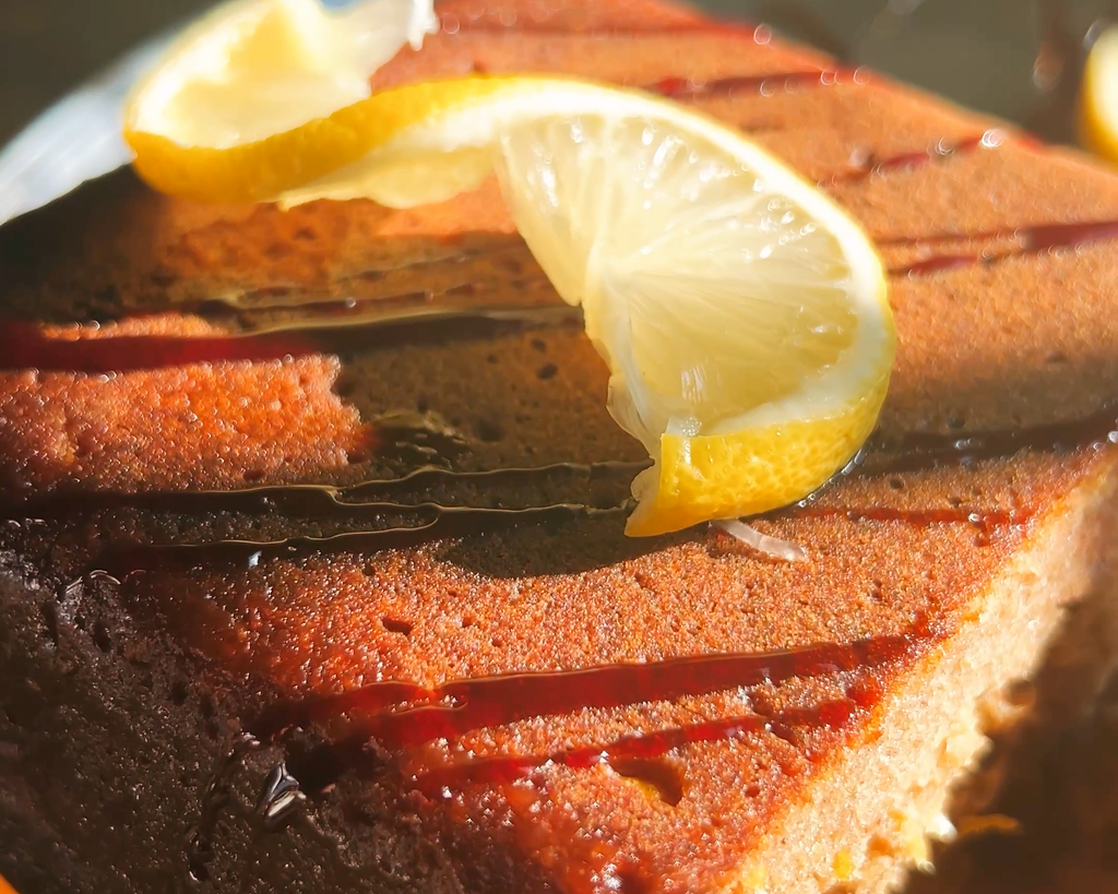 This is a recipe for Date-Sweetened Lemon Cake, adapted from a recipe by Ina Garten from Barefoot Contessa Parties. It is a refined sugar free, healthy dessert recipe idea that tastes absolutely amazing. 