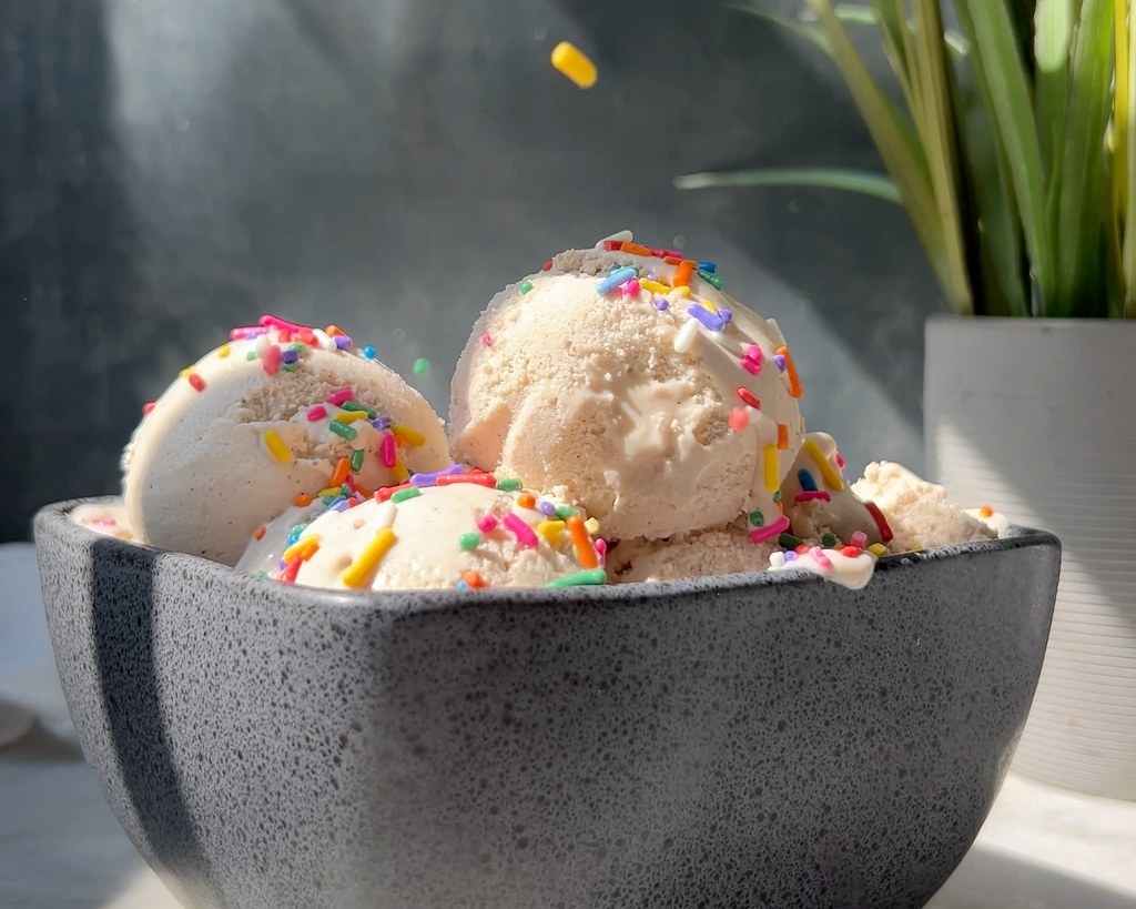 5-Ingredient Vegan Vanilla Ice Cream