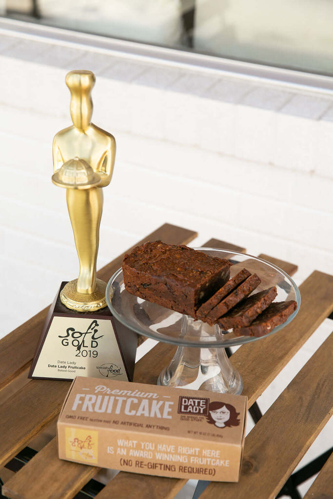 Date Lady Wins Gold for Fruitcake 2019